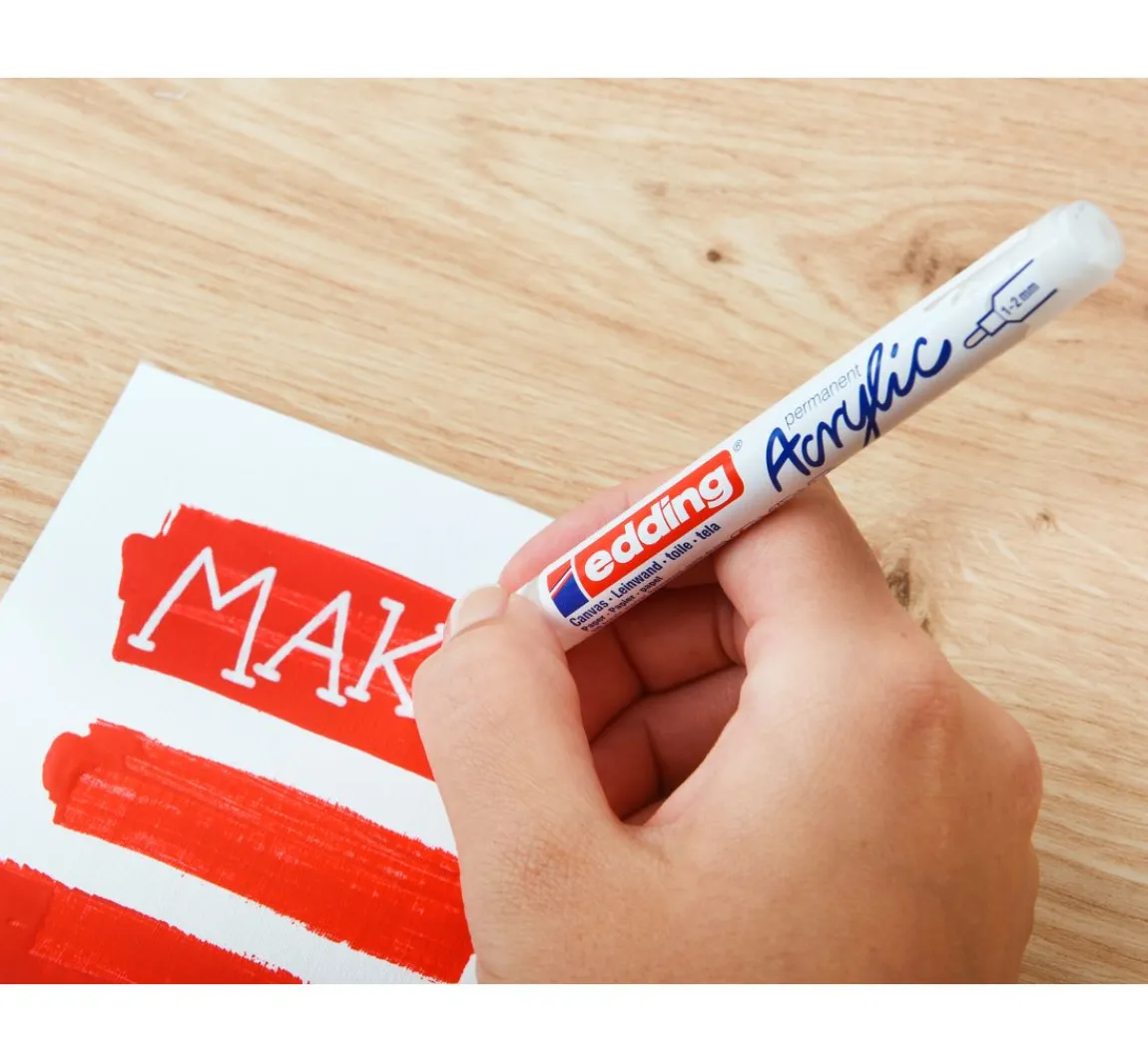 edding 5300 Acrylic "Acrylmarker - Basic", 5er-Set