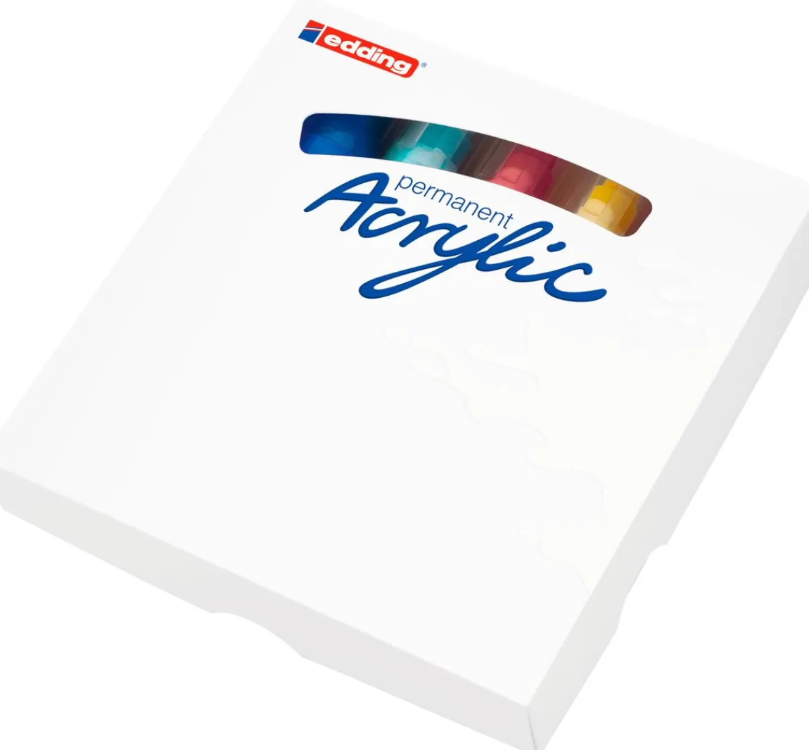 Sale edding 5000 Acrylic "Acrylmarker - Abstrakt", Breit, 5er-Set