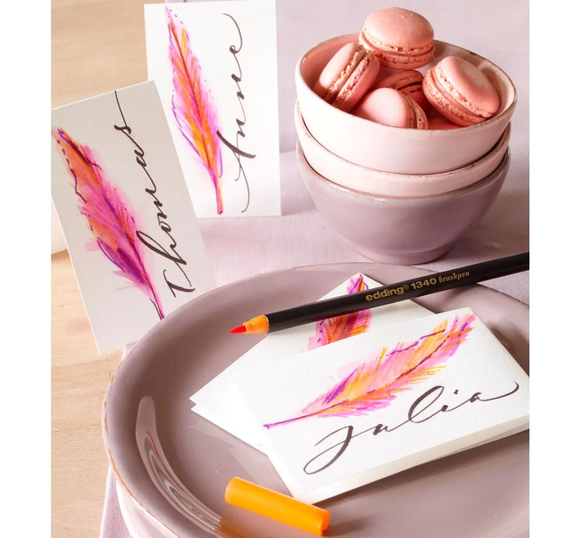 Outlet edding 1340 "Brush Lettering", 10er-Set