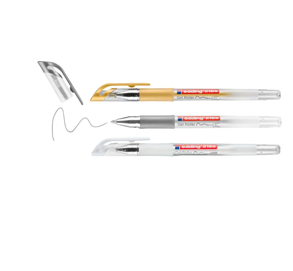 Discount edding 2185 Gelroller metallic, 3er-Set