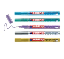 Sale edding 780 Glanzlack-Marker Metallic, Special, 5er-Set