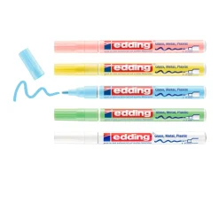 New edding 751 Glanzlack-Marker Pastell, 5er-Set