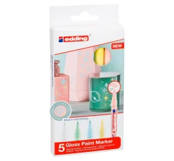 New edding 751 Glanzlack-Marker Pastell, 5er-Set