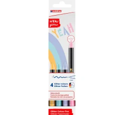 New edding 1200 glitzer Fasermaler pastell