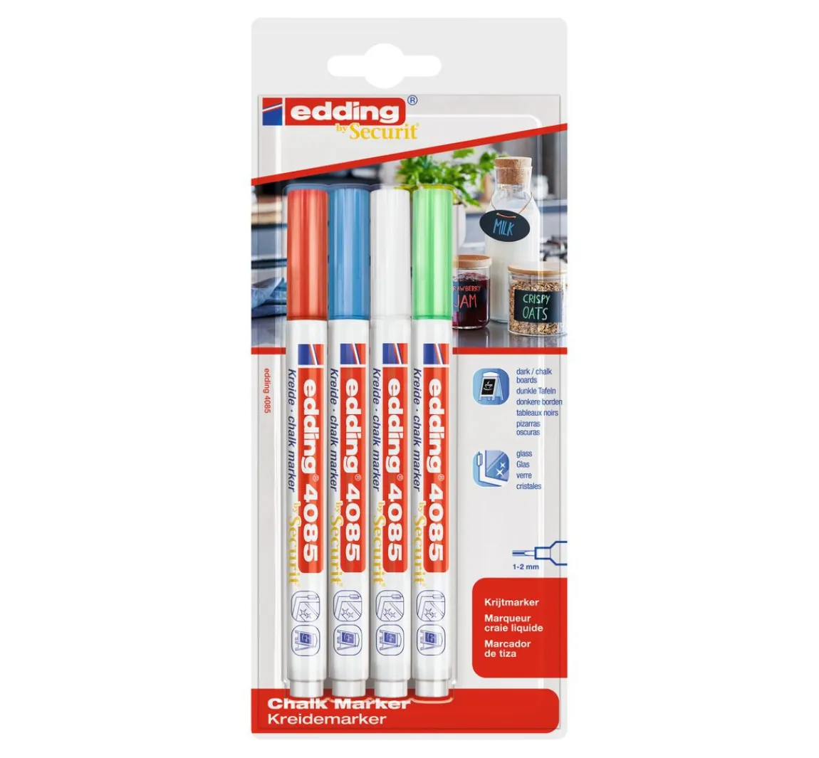 Clearance edding 4085 Kreidemarker 4er-Set
