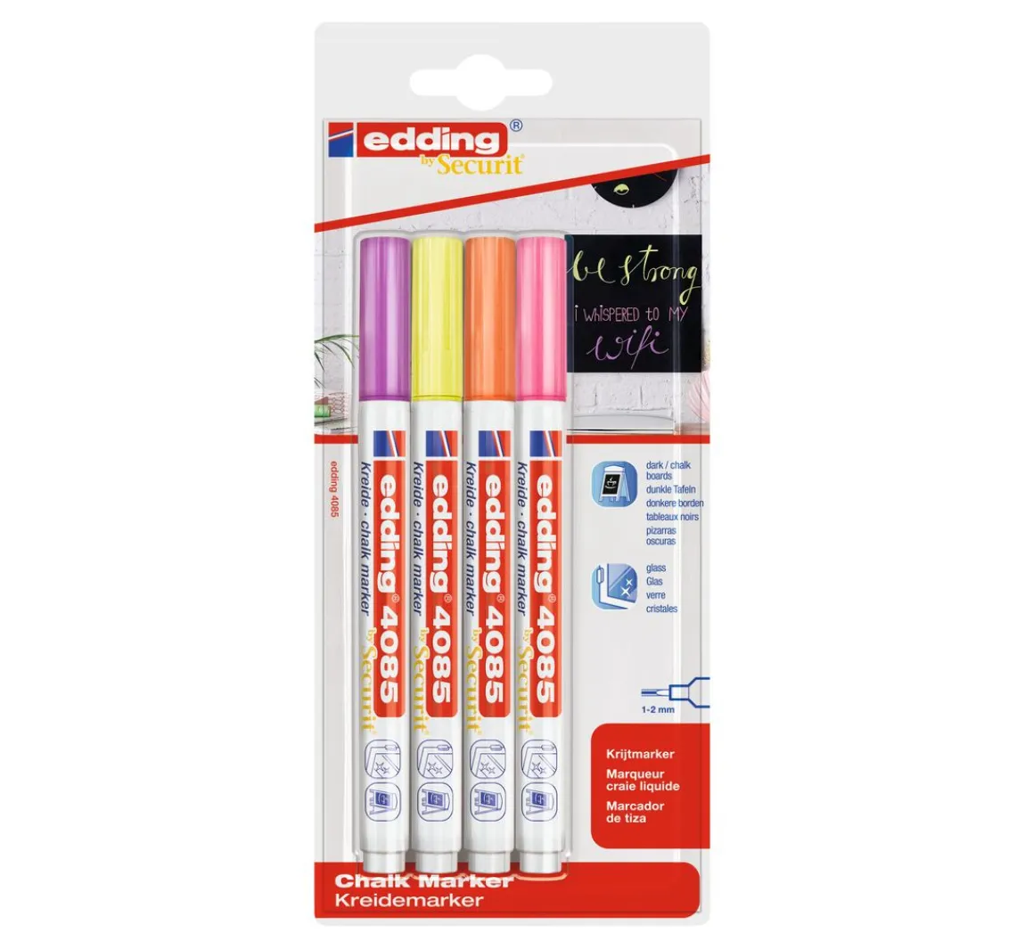 Clearance edding 4085 Kreidemarker 4er-Set