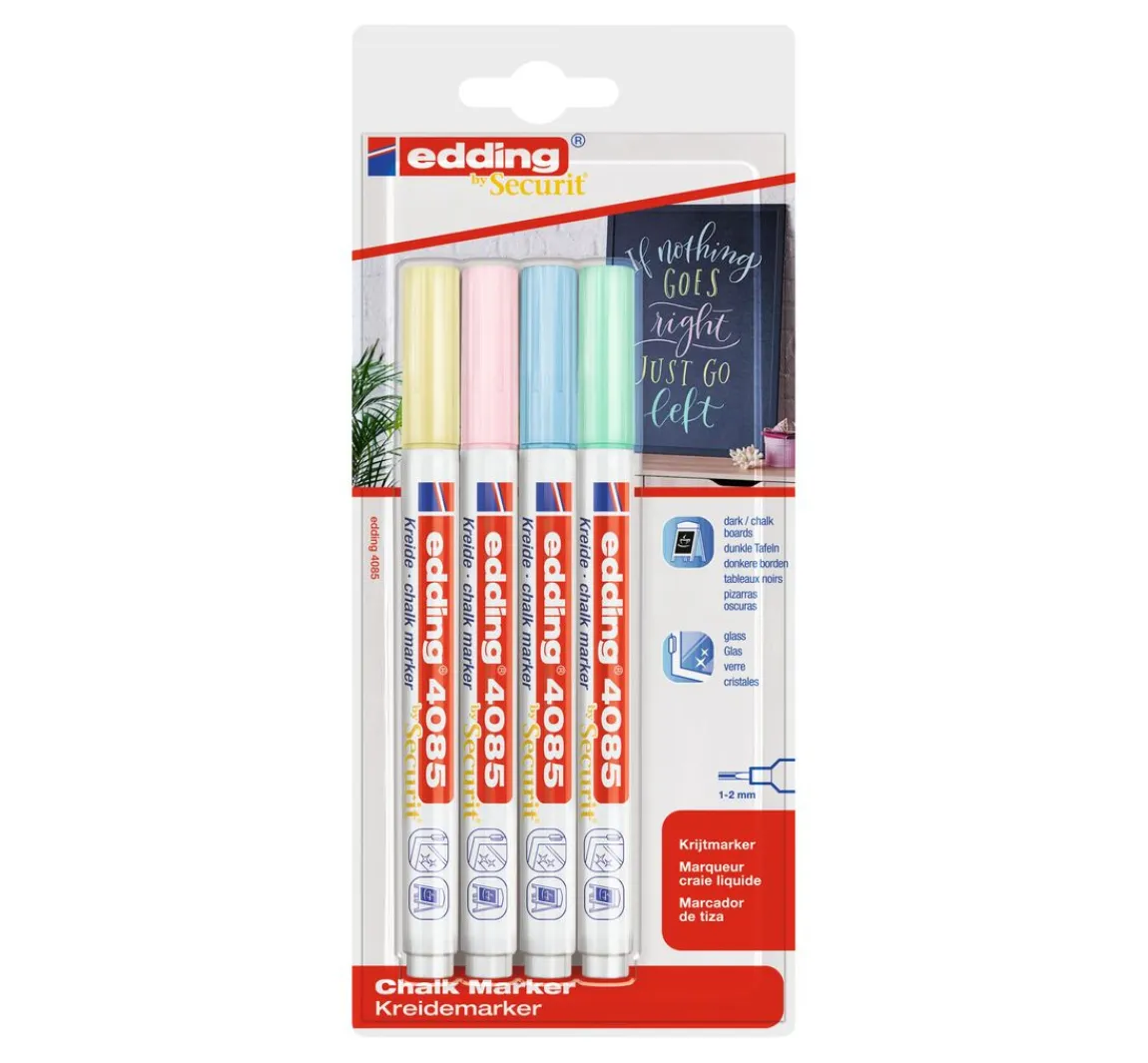 Clearance edding 4085 Kreidemarker 4er-Set