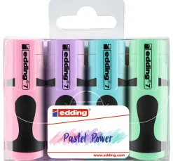 Outlet edding 7 "Mini-Textmarker" Pastell Set