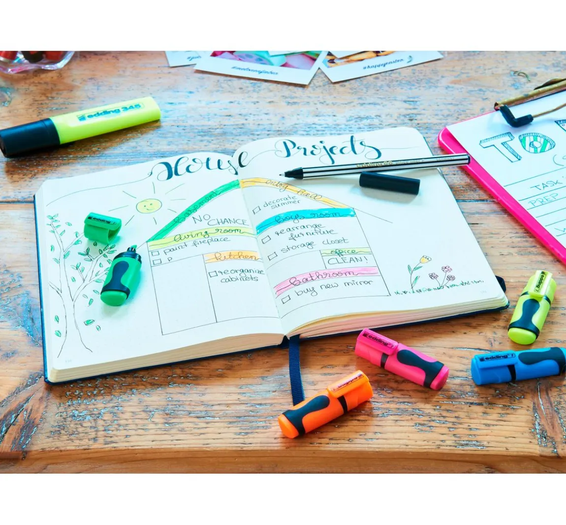Outlet edding 7 "Mini-Textmarker" Pastell Set
