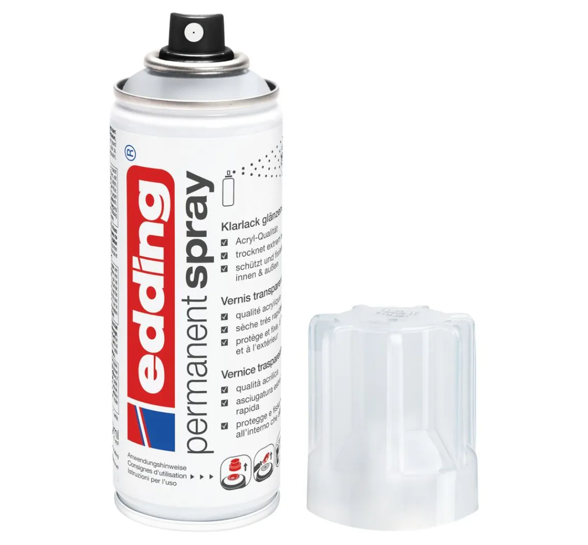 edding 5200 "Permanentspray", Klarlack