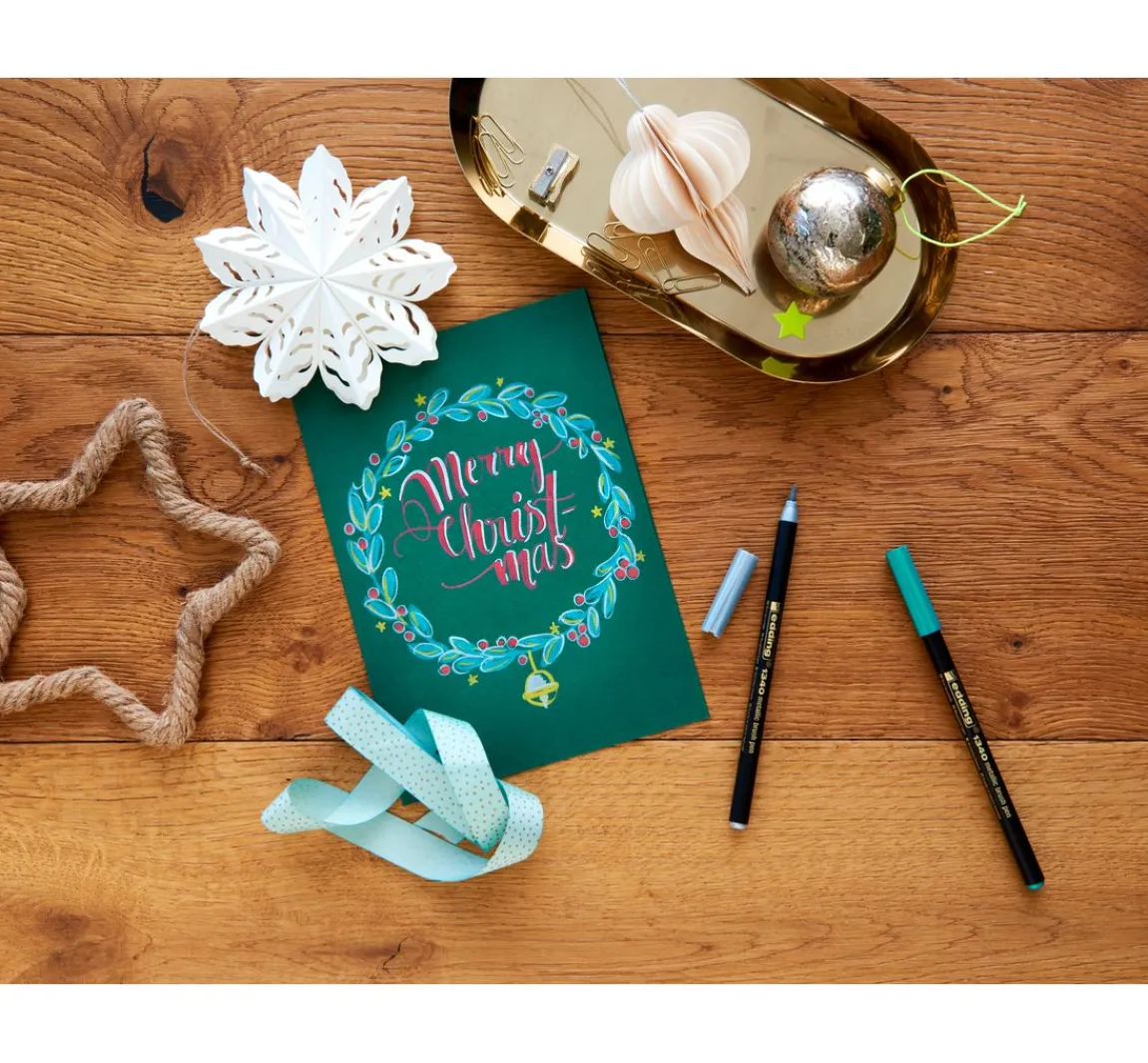 Outlet edding 1340 Pinselstift "Xmas - Metallic"