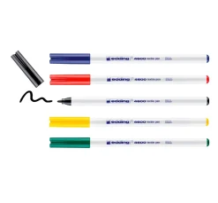 Discount edding 4600 "Textil Pen", 5 Stück