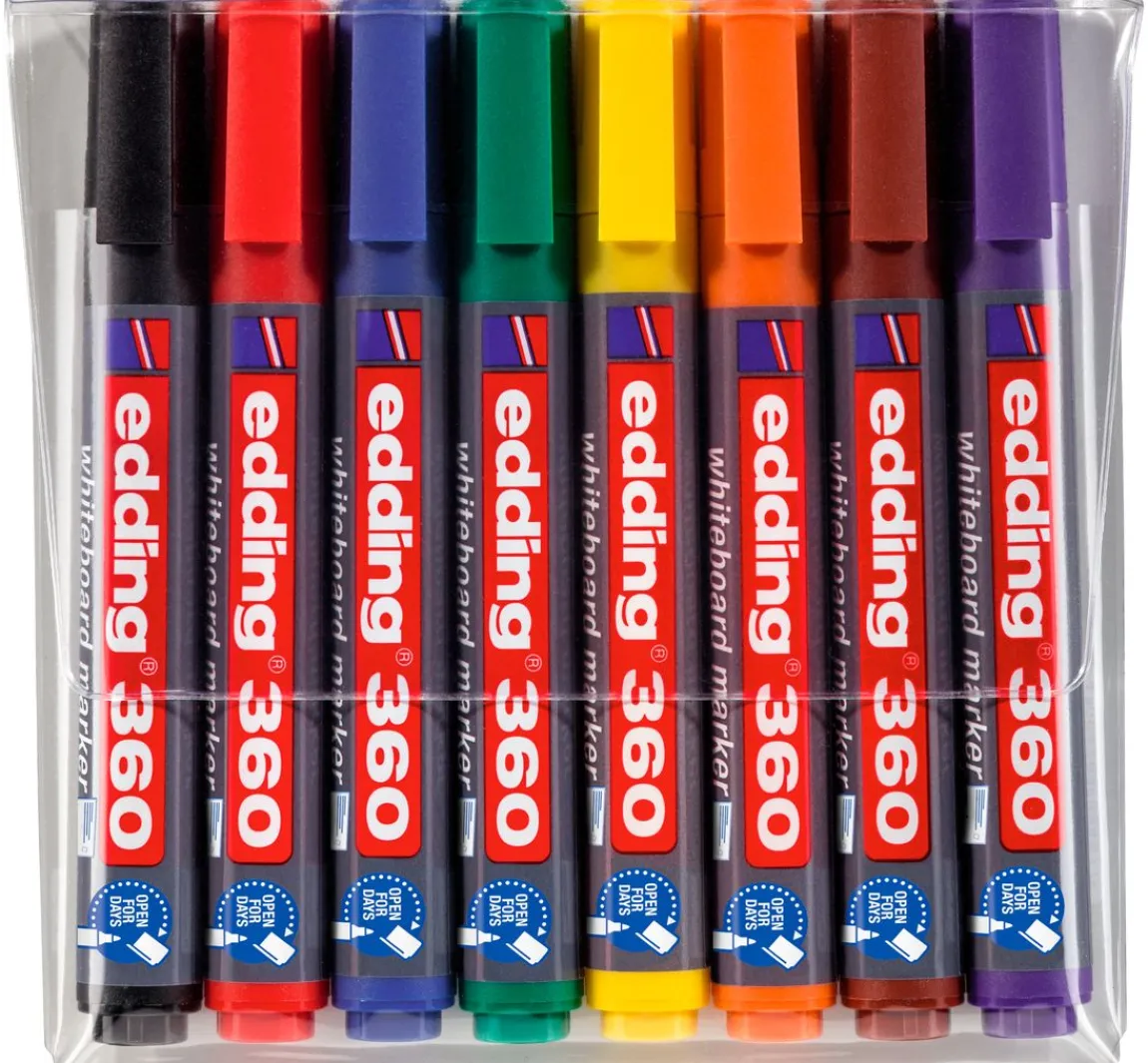 Hot edding 360 Whiteboard Marker "Rundspitze", 1,5-3 mm