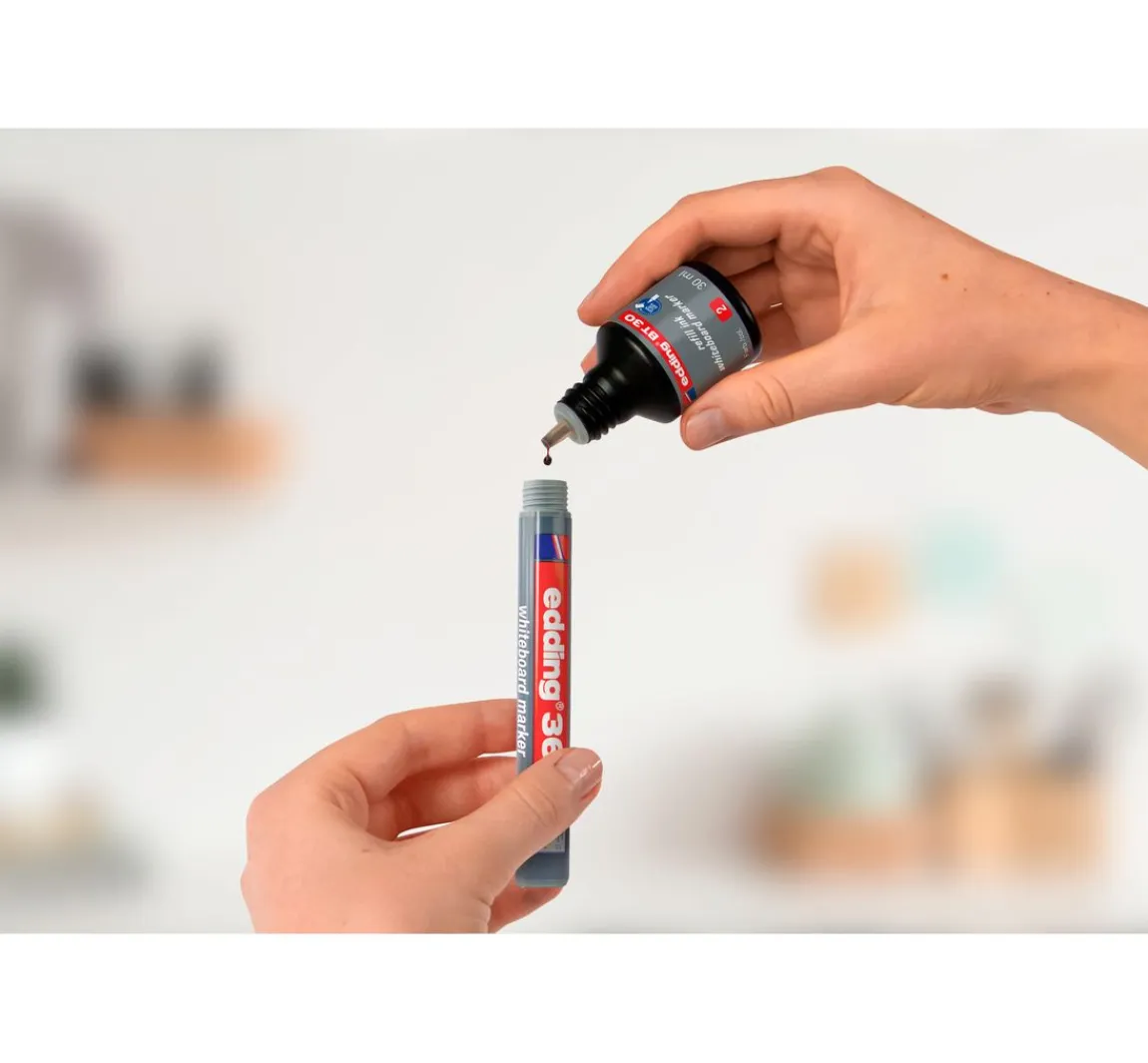 Hot edding 360 Whiteboard Marker "Rundspitze", 1,5-3 mm