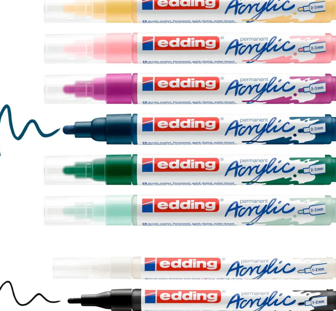 Hot edding Acrylic "Acrylmarker - Nordic", 8er-Set