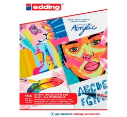 Clearance edding Acryl-/Ölmalblock