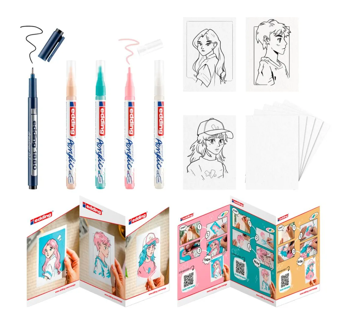 New edding Creative Set "Manga"