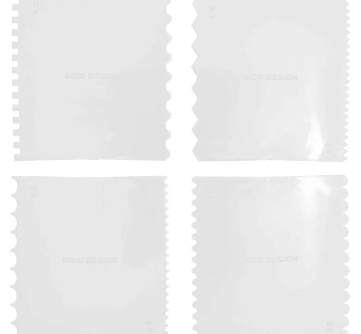 Outlet Rico Design Effektspachtel Set, 4 Stück