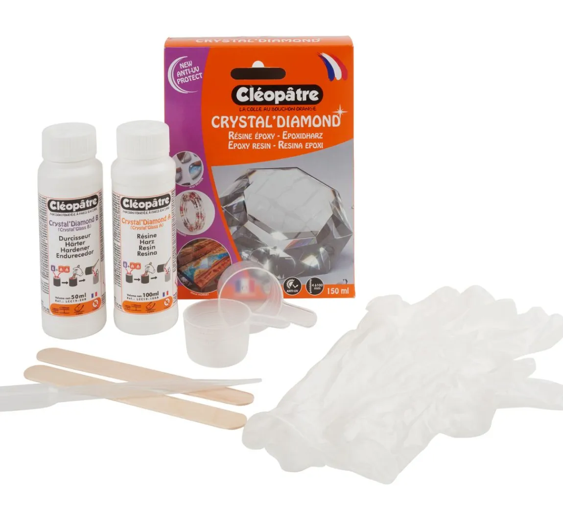 Sale Cléopâtre Einschlussharz "Crystal' Diamond", 150 ml