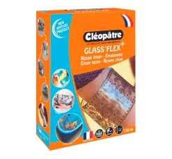 Cléopâtre Epoxid-Überzugsharz "Glass' Flex" 100, 130 ml