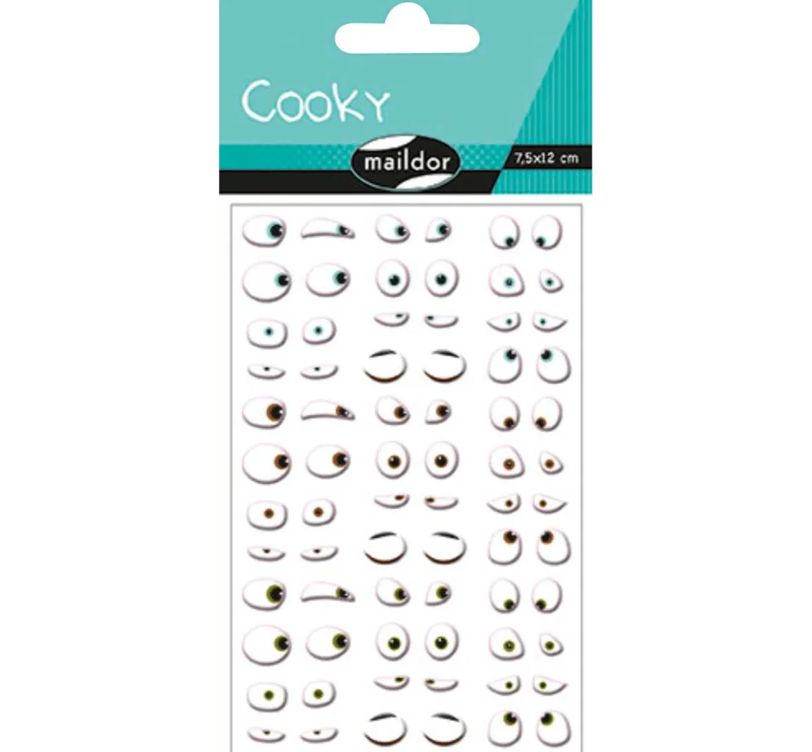 Outlet maildor Epoxy-Sticker "Augen"