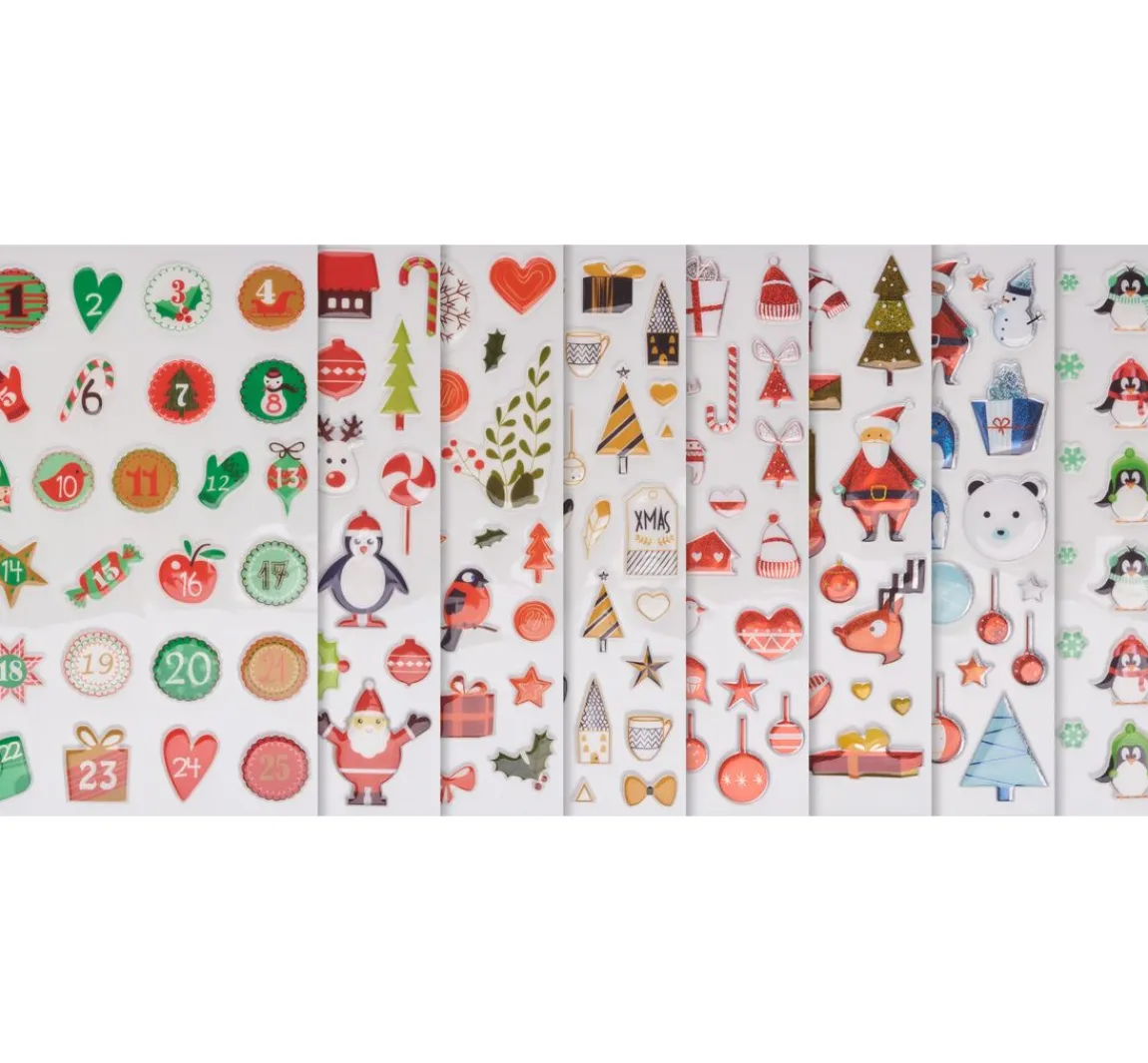 Outlet maildor Epoxy-Sticker-Sortiment "Weihnachten"