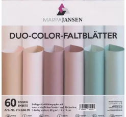 Online MarpaJansen Faltblätter "Duo-Color", Pudertöne