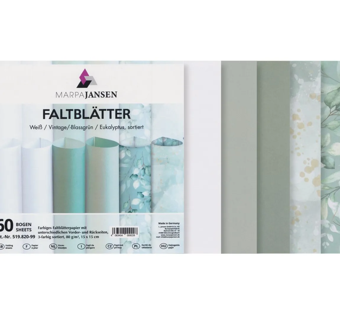 New MarpaJansen Faltblätter "Eukalyptus"