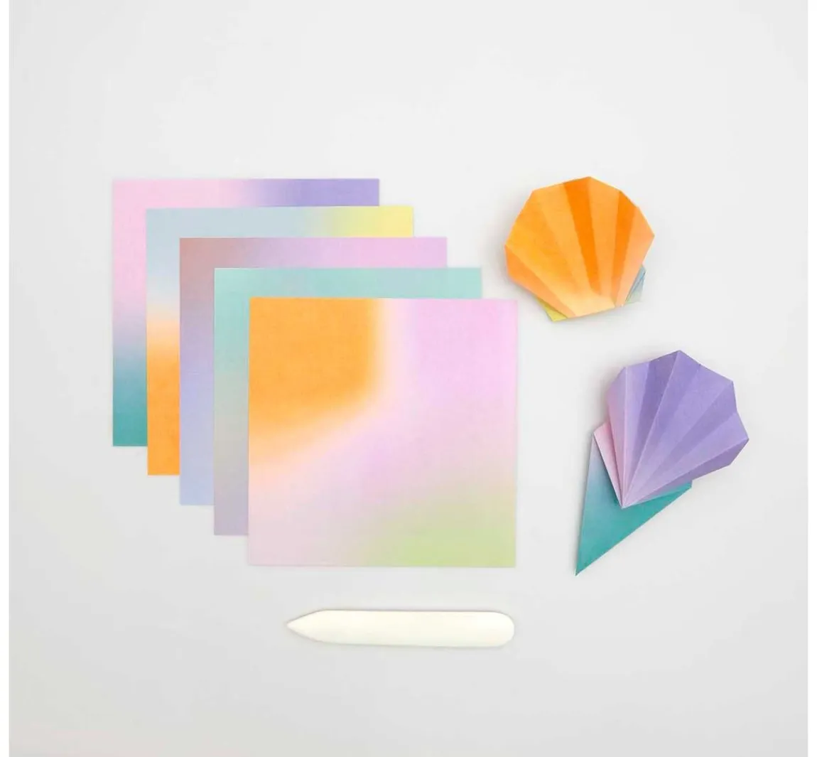 New Rico Design Faltblätter "Farbverlauf"