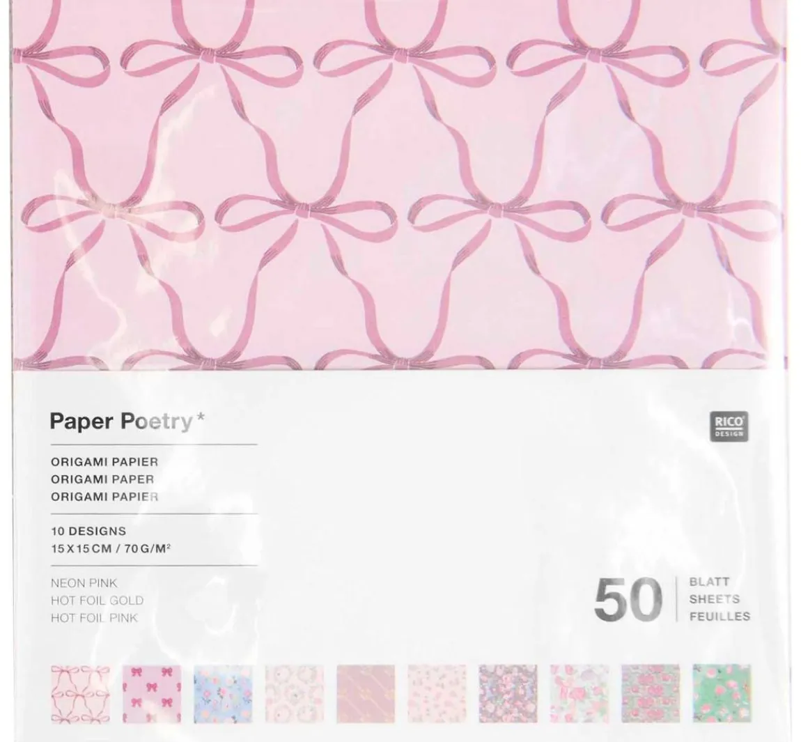 New Rico Design Faltblätter "La Vie En Rose"