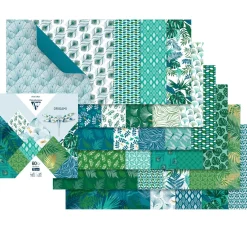 New Clairefontaine Faltblätter "Leaves", sortiert