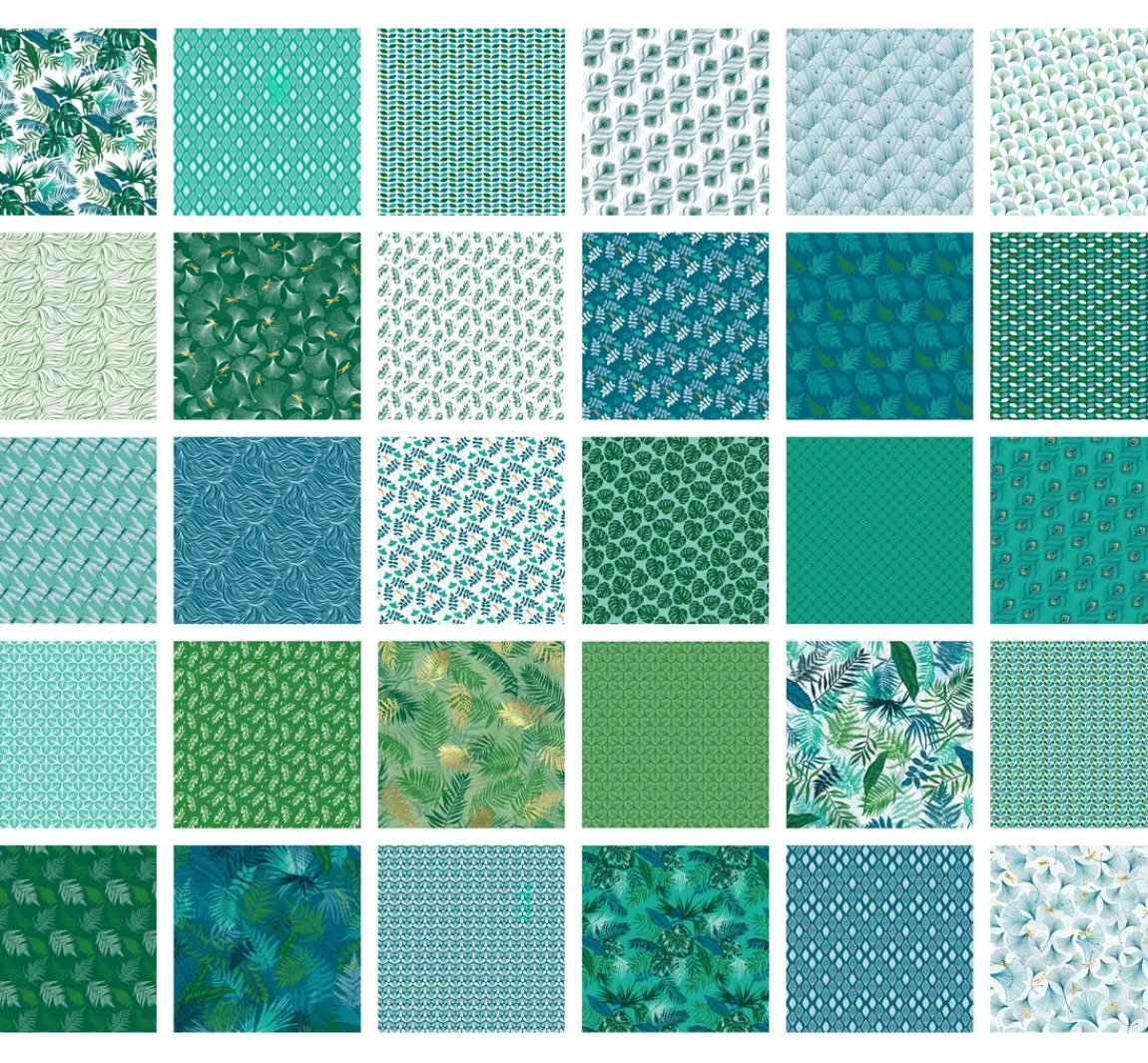 New Clairefontaine Faltblätter "Leaves", sortiert