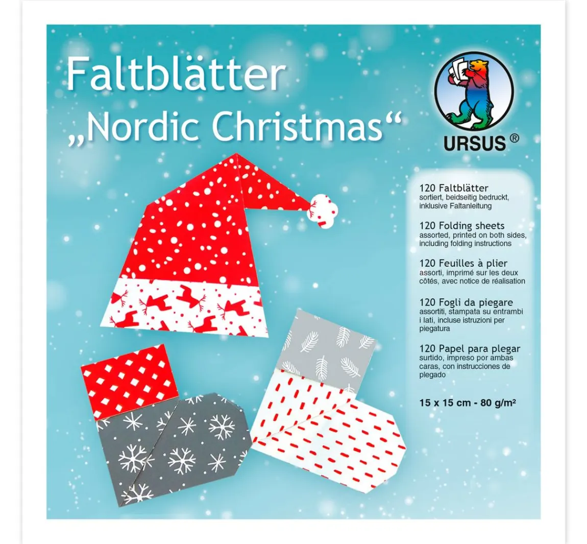 Outlet URSUS Faltblätter "Nordic Christmas"