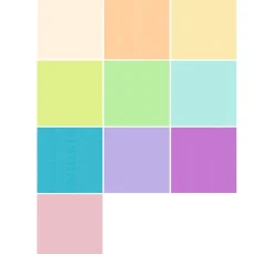New URSUS Faltblätter "Pastell"