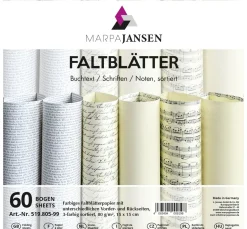 Hot MarpaJansen Faltblätter "Text und Noten"