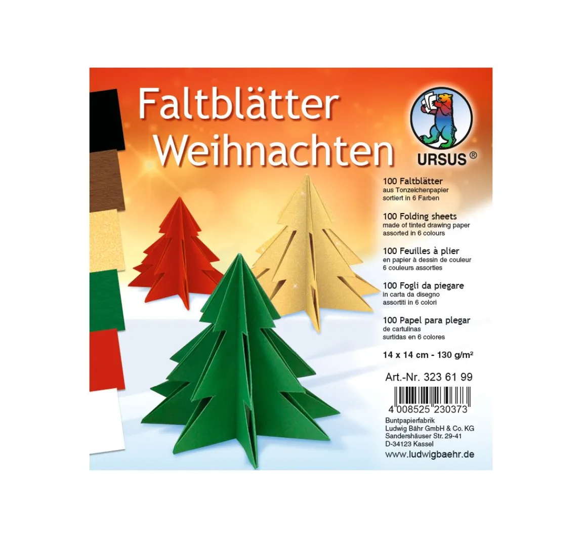 Outlet URSUS Faltblätter "Weihnachten"