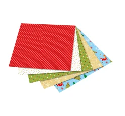 Discount folia Faltblätter "Weihnachten", gemustert