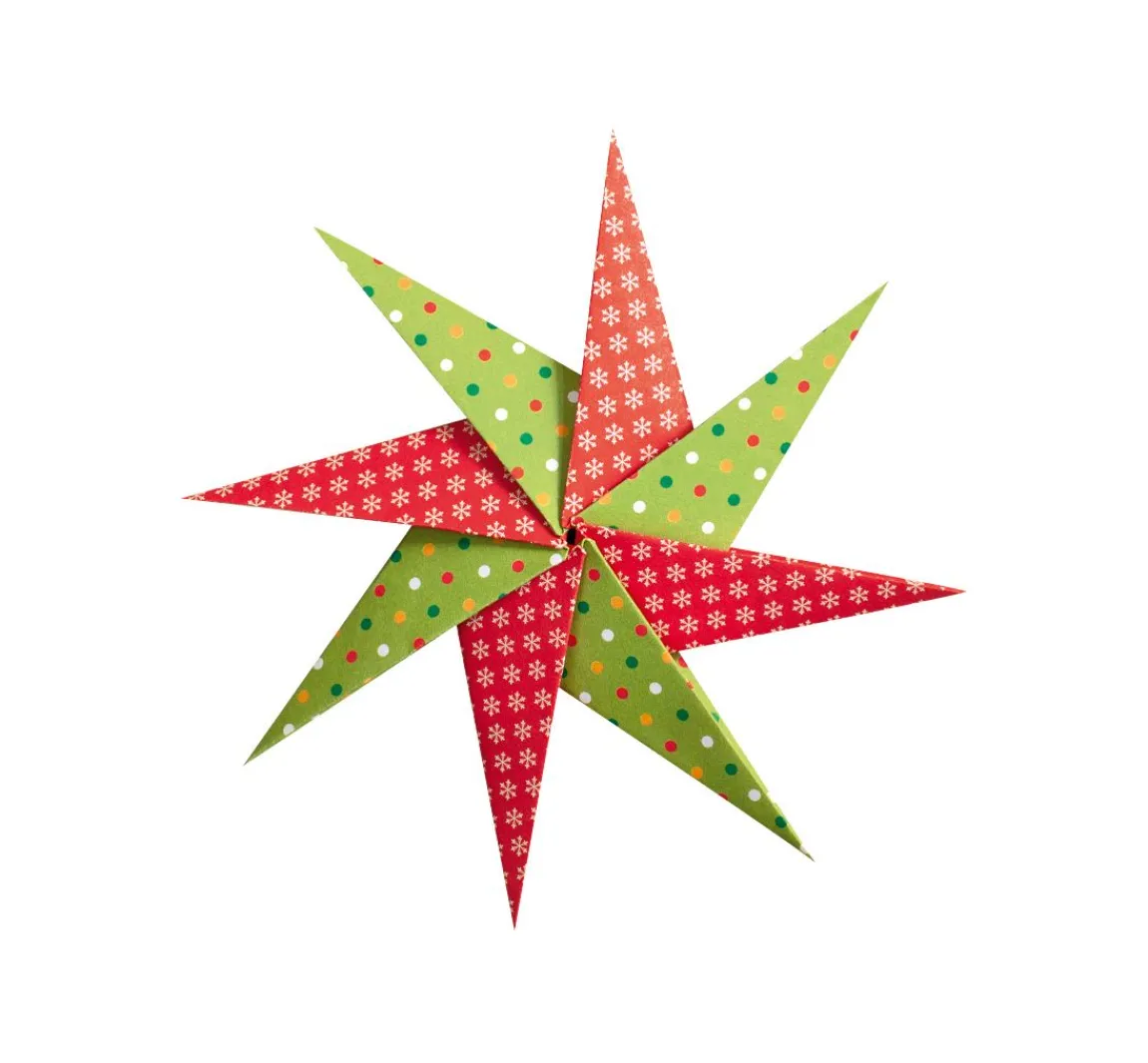 Discount folia Faltblätter "Weihnachten", gemustert