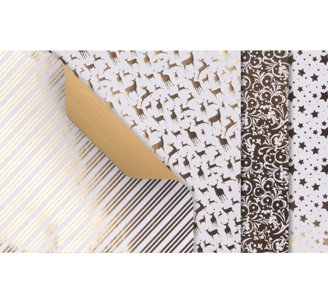 Clearance Gebrüder Bertels Faltpapier "Golden X-Mas"