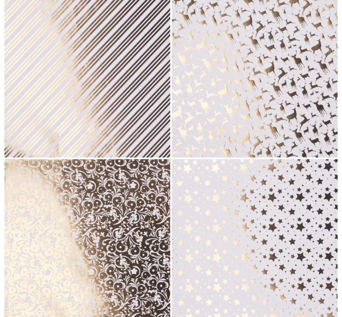 Clearance Gebrüder Bertels Faltpapier "Golden X-Mas"