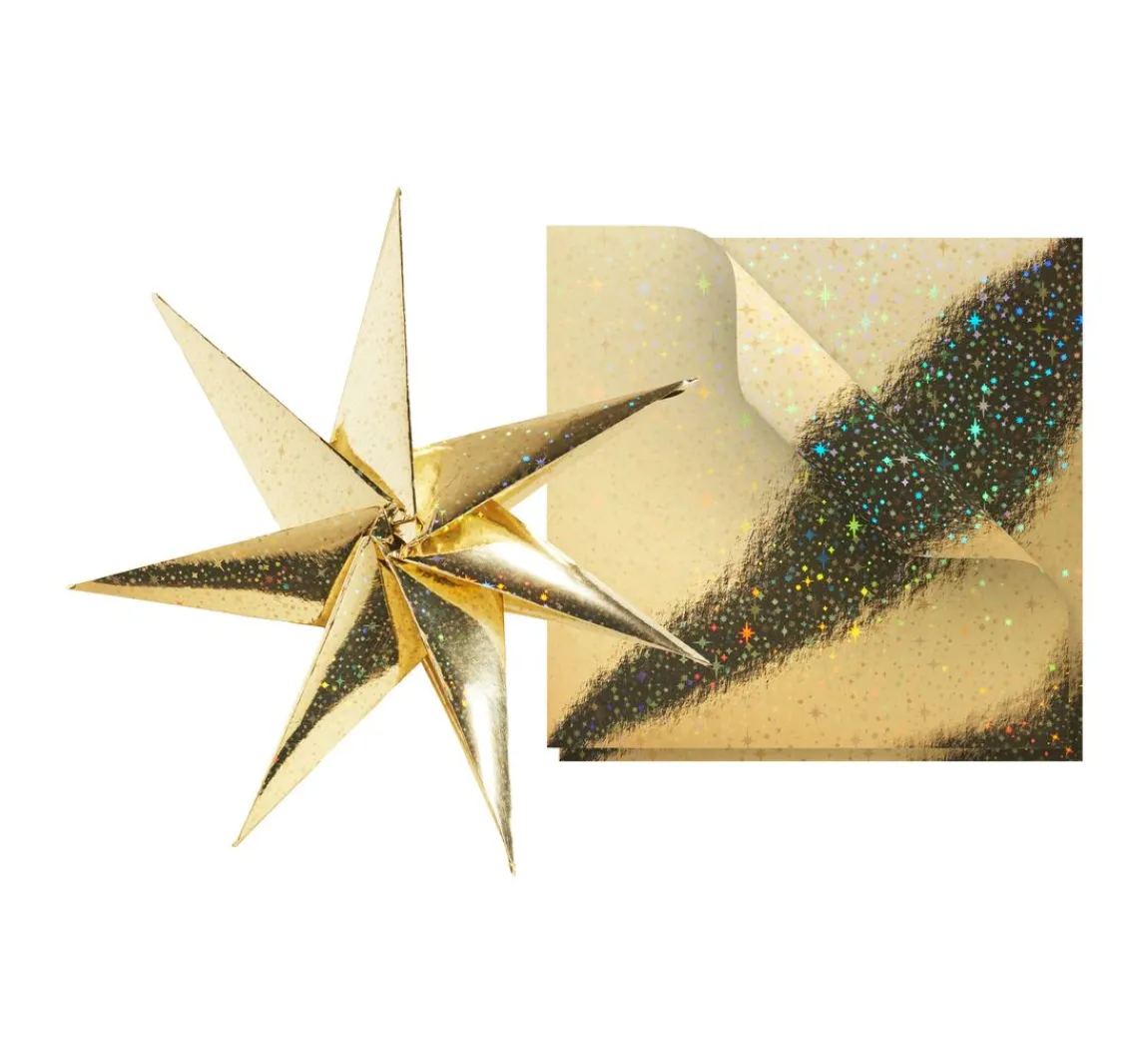 Outlet Gebrüder Bertels Faltpapier "Holografie Gold"