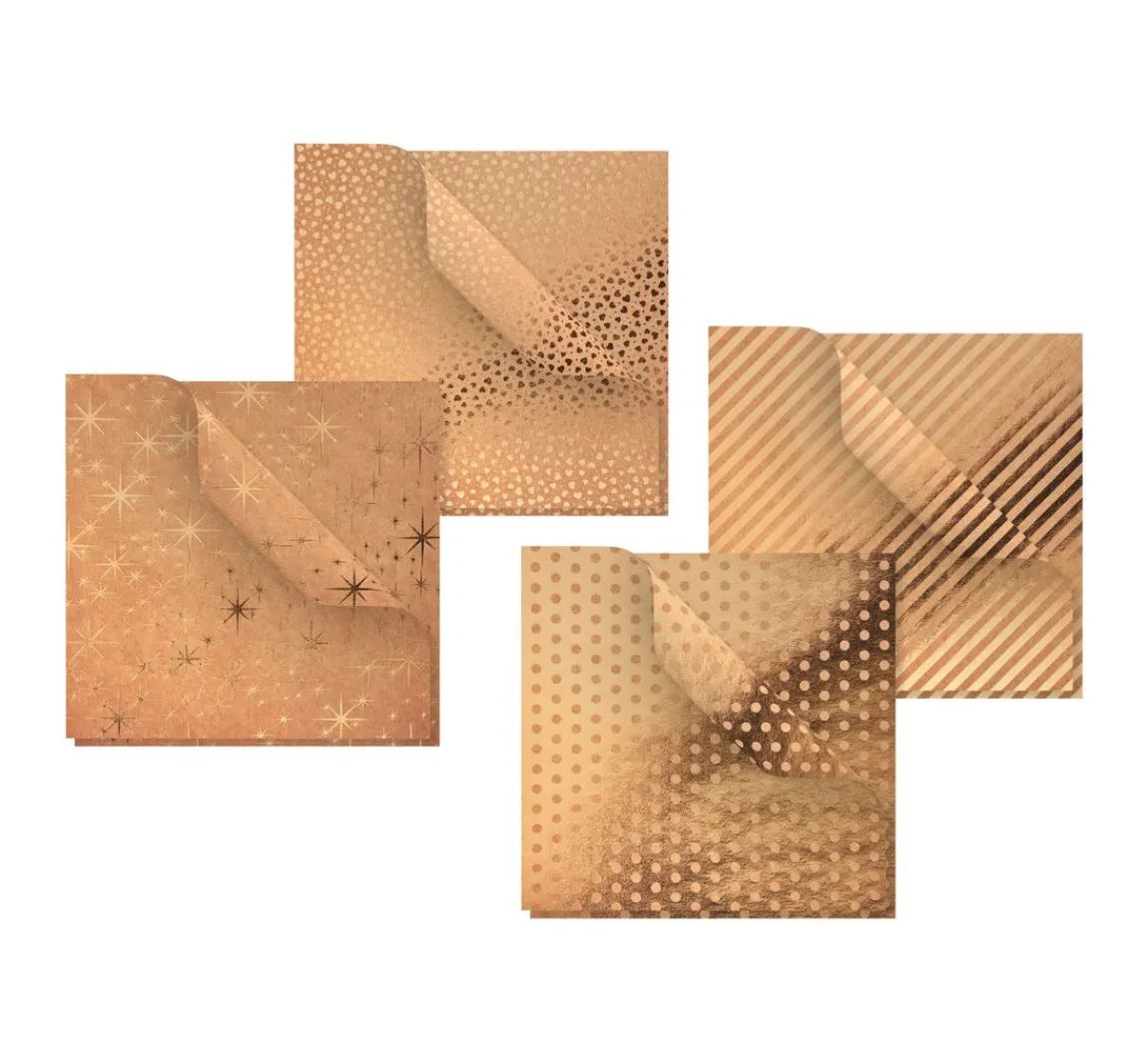 Discount Gebrüder Bertels Faltpapier "Kraftpapier Gold"