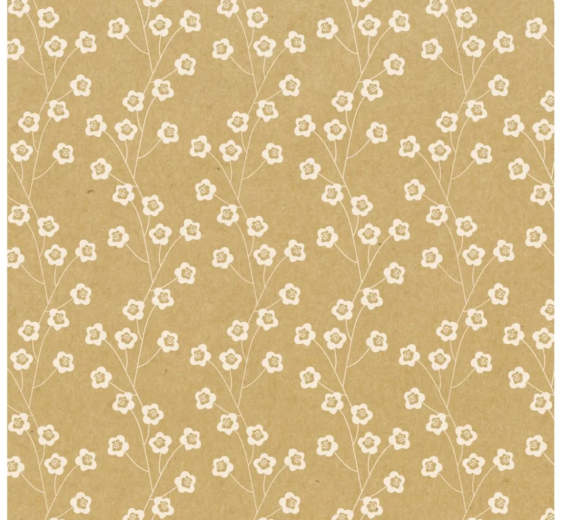 Best Clairefontaine Faltpapier-Sortiment "Kraftpapier Floral"
