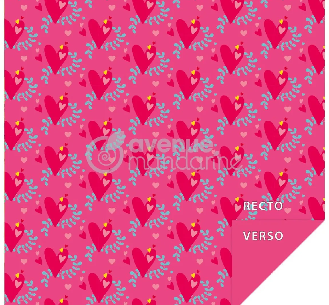 Outlet My Mandarine Faltpapier-Sortiment "Paper Love"