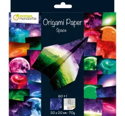 Hot My Mandarine Faltpapier-Sortiment "Space"