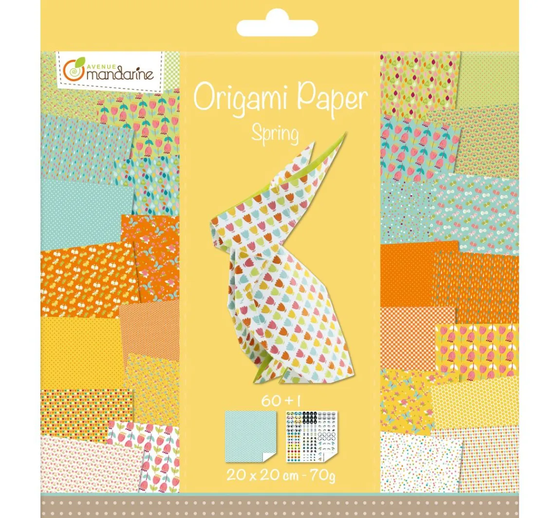 My Mandarine Faltpapier-Sortiment "Spring"