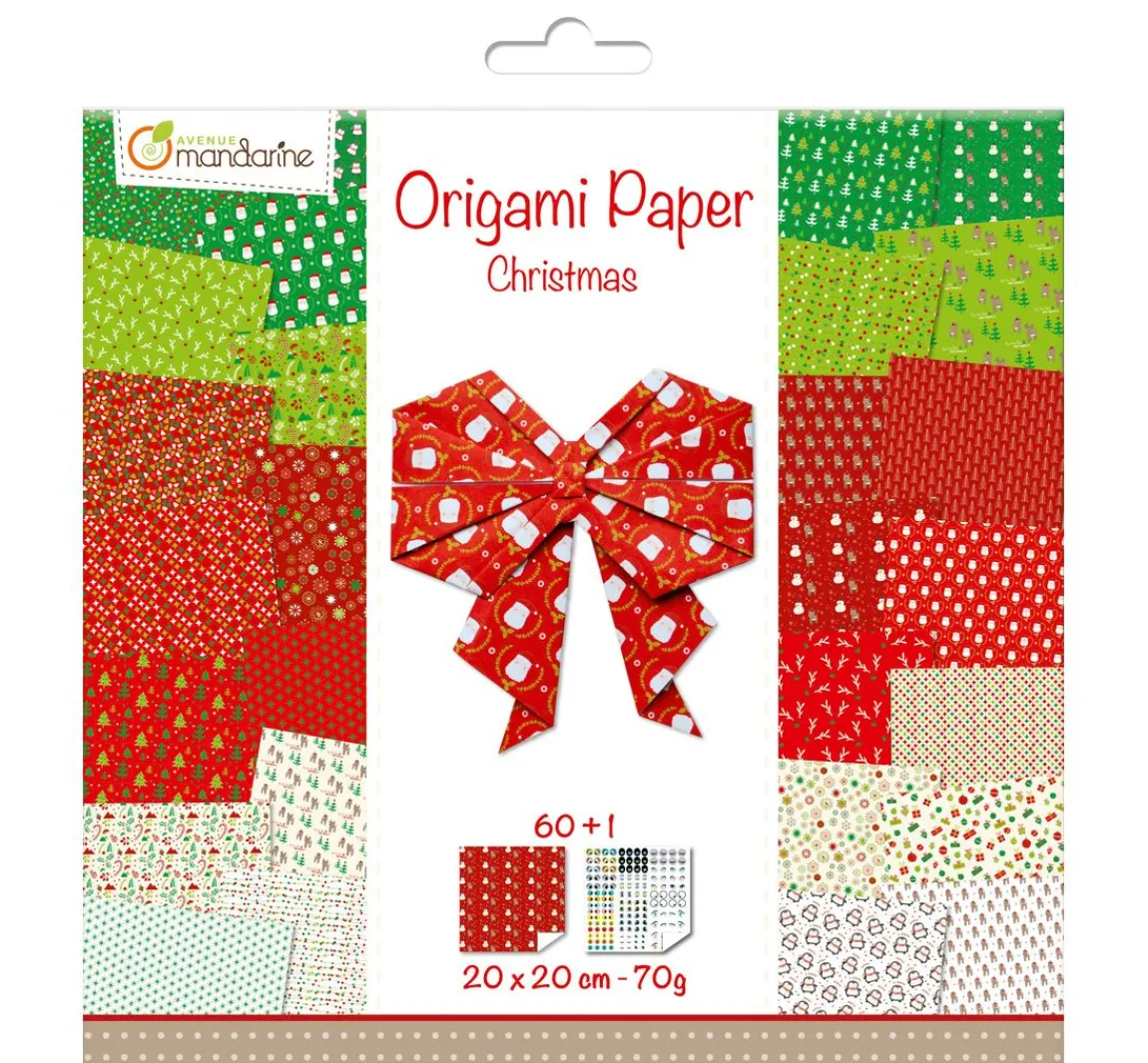 Outlet My Mandarine Faltpapier-Sortiment "Weihnachten"
