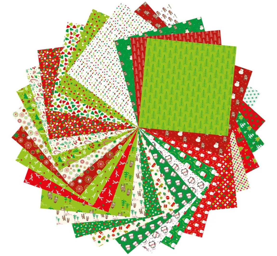 Outlet My Mandarine Faltpapier-Sortiment "Weihnachten"