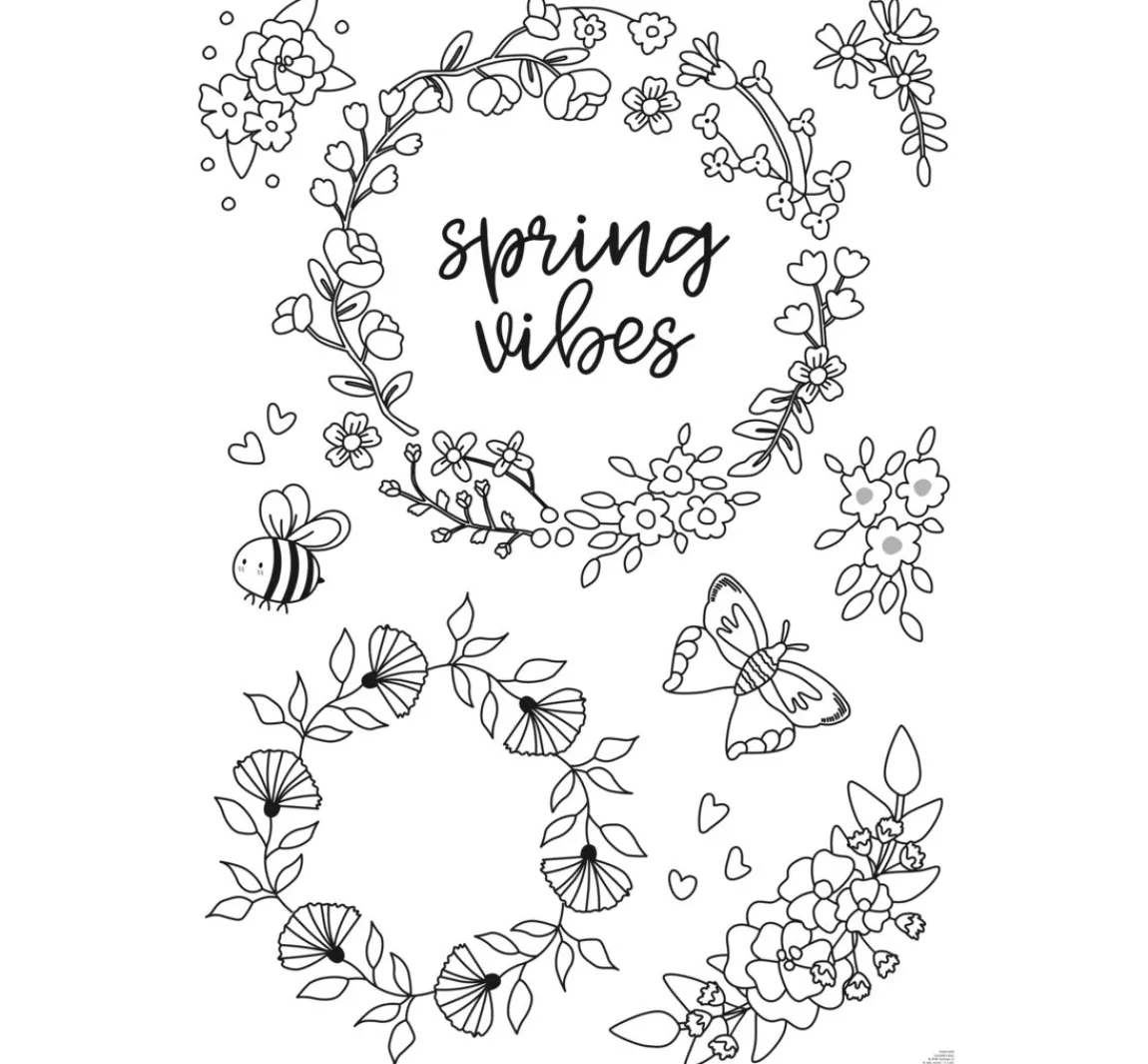 Outlet folia Fensterbilder Vorlagen "Bloom & Grow"
