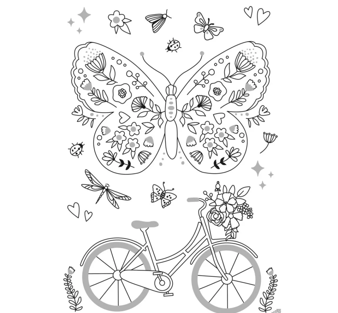 Outlet folia Fensterbilder Vorlagen "Bloom & Grow"